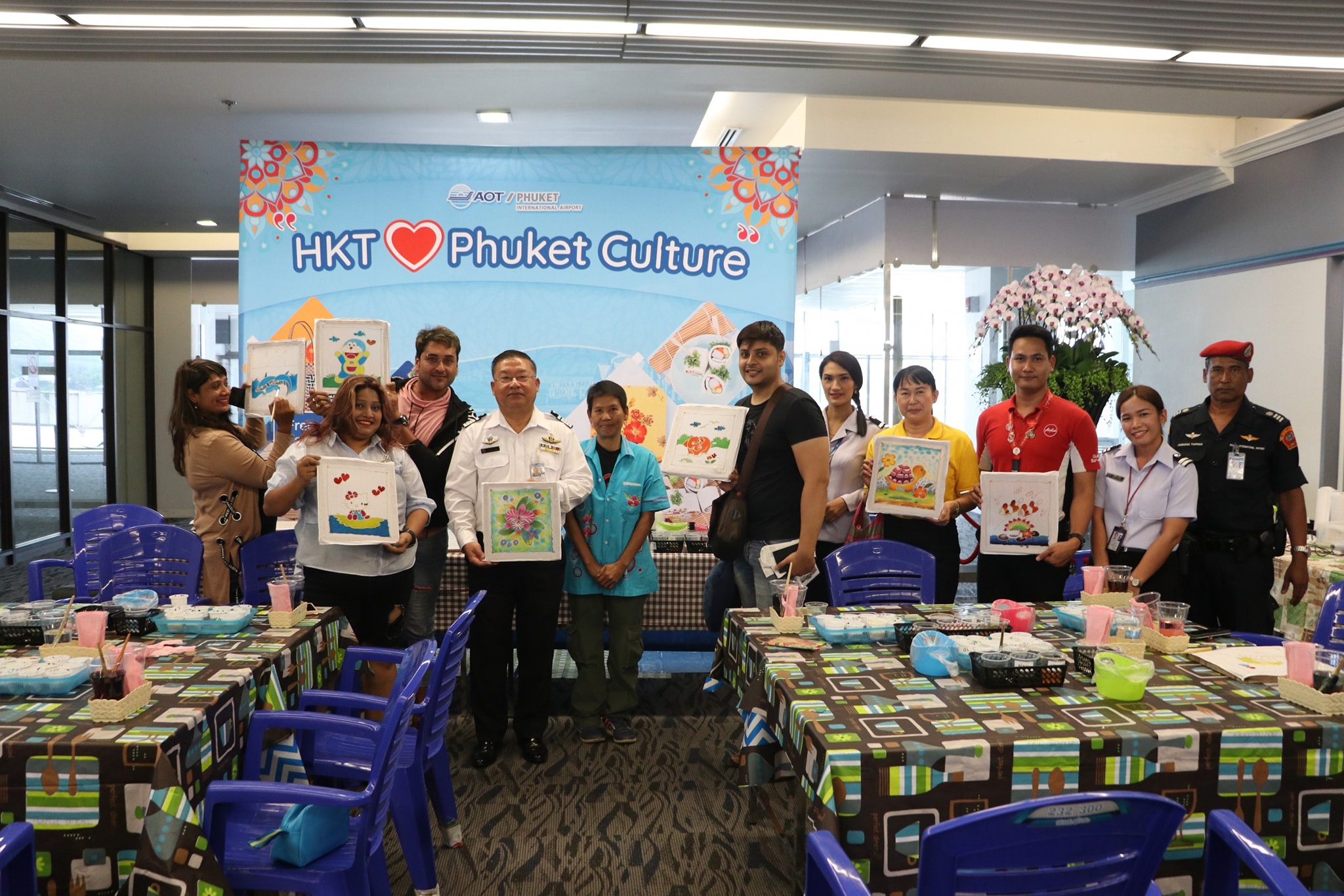 ท่าอากาศยานภูเก็ตจัดกิจกรรมโครงการ HKT Love Phuket Culture ประจำปี 2562
